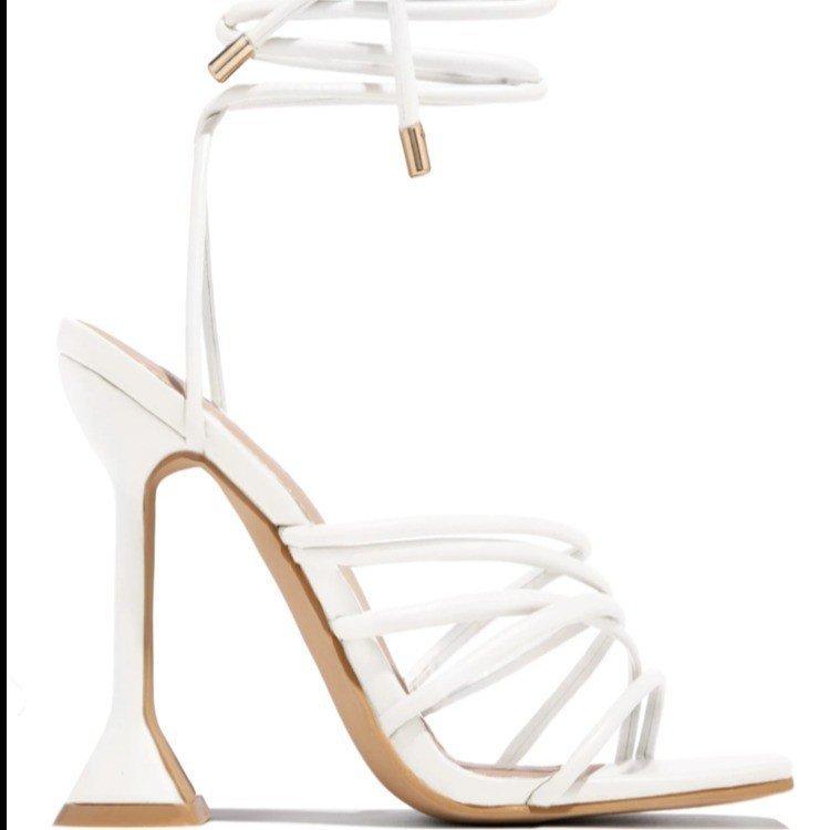 Fashion 2024 New Summer Fashion High Heels Women Lacing Sexy Woman Pumps Gladiator Sandals Wedding Party Shoes On Heels Big Size 35-43