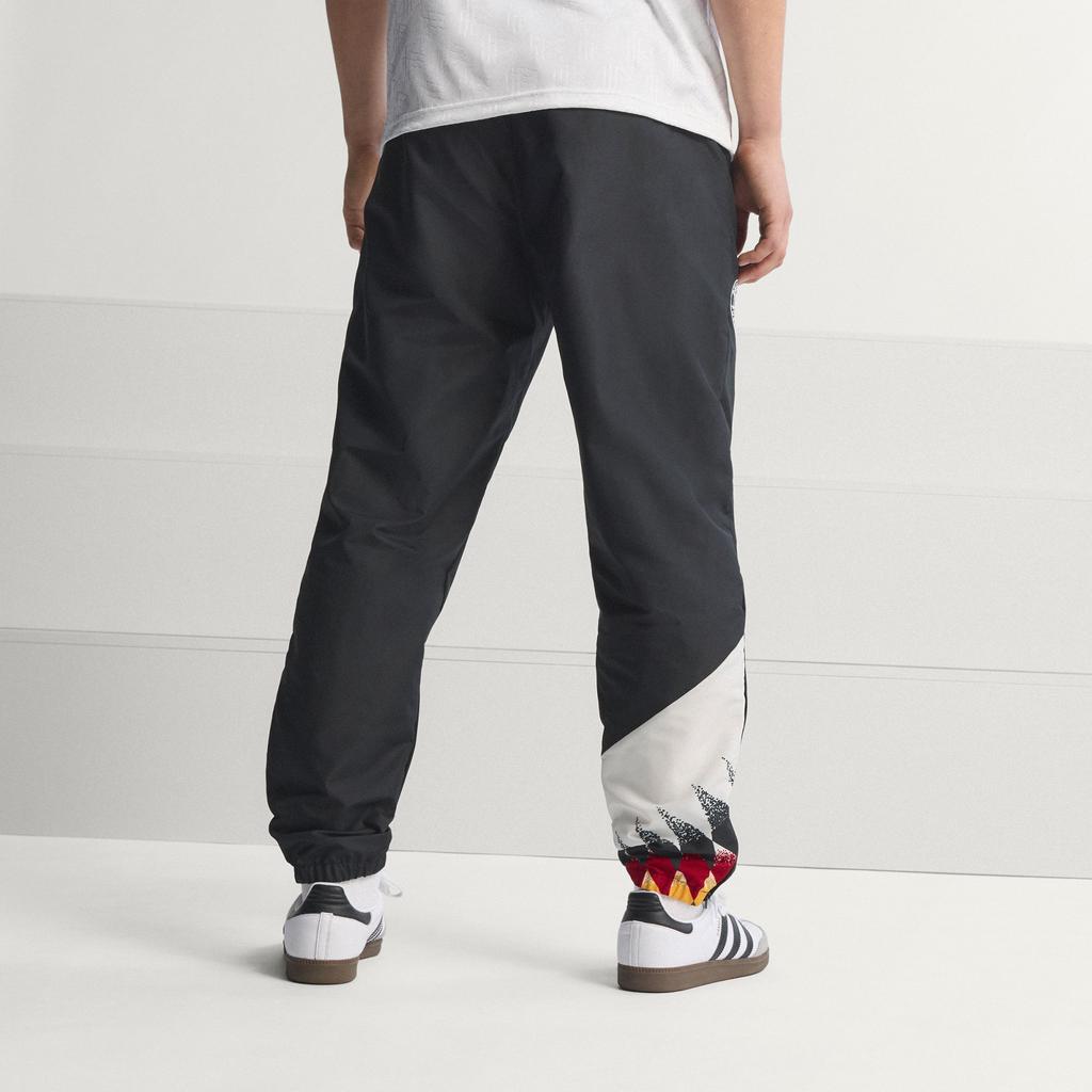 adidas Мужские вязаные спортивные штаны черные с умеренной манжетой