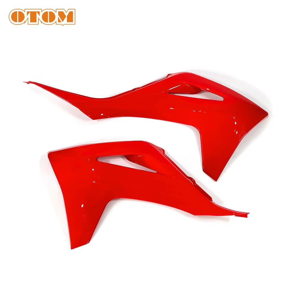 OTOM Motorcycle Front Radiator Shrouds Cover Plastic Oil Side Panel Fuel Tank Guard For GASGAS EC EX MC MCF 125 250 300 450 Part