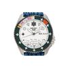 Seiko Мужские часы с механическим механизмом, стальной ремешок, белый циферблат SRPG99K1