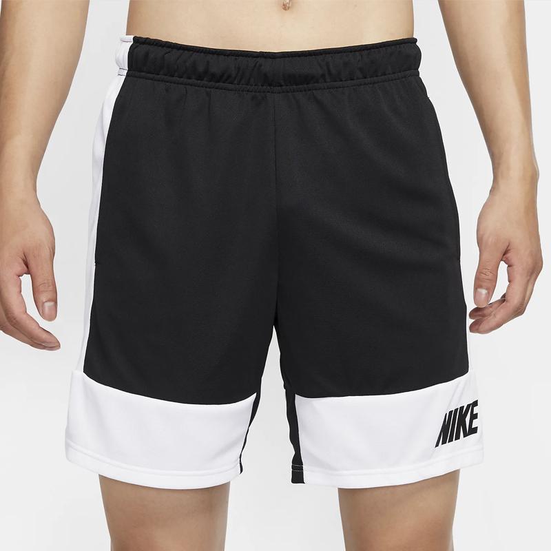 Nike Контрастные спортивные шорты мужские черные CU3468-010