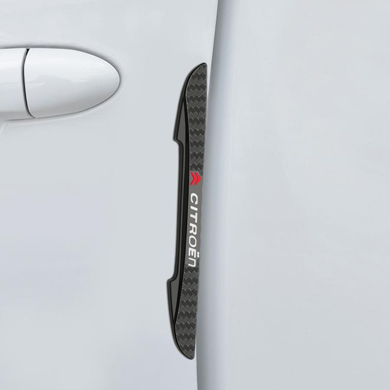 OAUH2 4Pcs Car Door Sticker Protector Strip Edge Guards For Citroen C4 C1 C5 C3 C6 C5 C8 DS C-ELYSEE VTS C4l Xantia DS3 Accessories