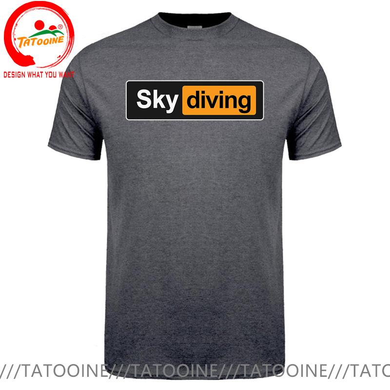 Funny Sky Diving Tshirt Skydiving T Shirt Unisex Sky Diver Diving Tee Shirt Oversized S6xl Tshirt Risky Extreme Sports Clothing