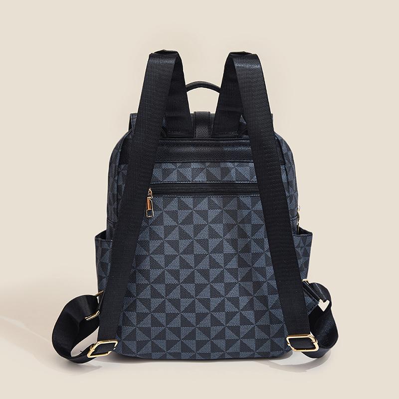 PU Backpack Women Printed Backpack