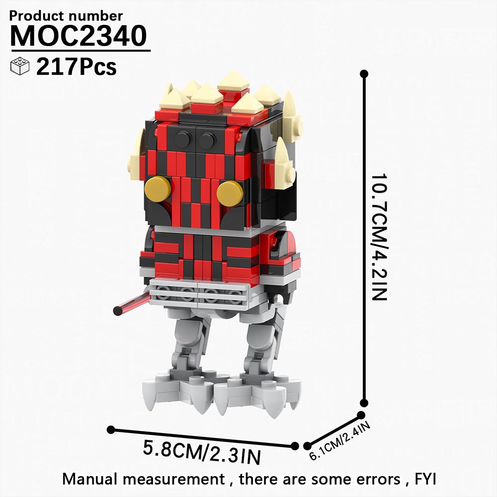 MOOXI MOC Космическая Война Brickheadz Межзвездный Sci-Fi Робот Совместимые Фигурки Строительные Блоки Игрушки Для Взрослых Для Детей Подарок Кубики