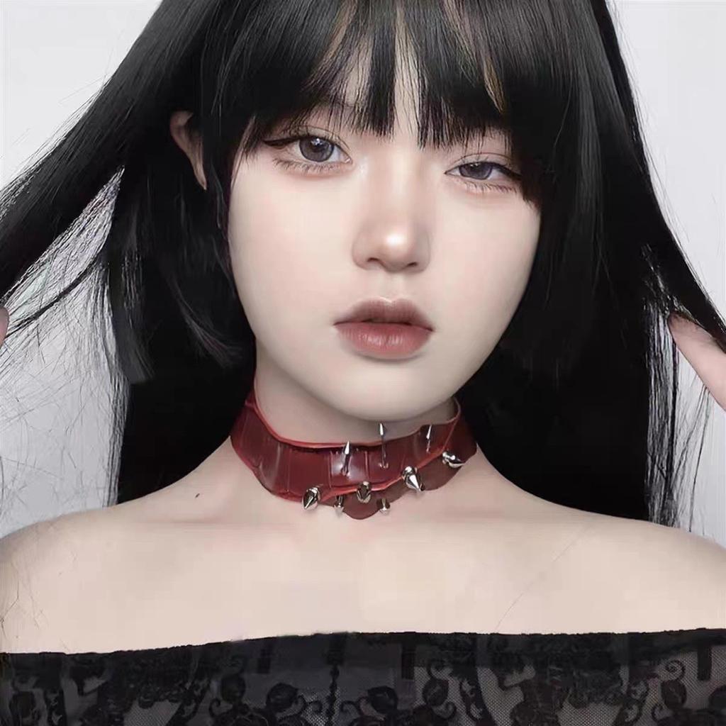 Европейские и американские трансграничные y2k красотки бабочка кожаный ошейник панк-рок чокер цепочка на ключицы ожерелье ювелирные изделия для внешней торговли