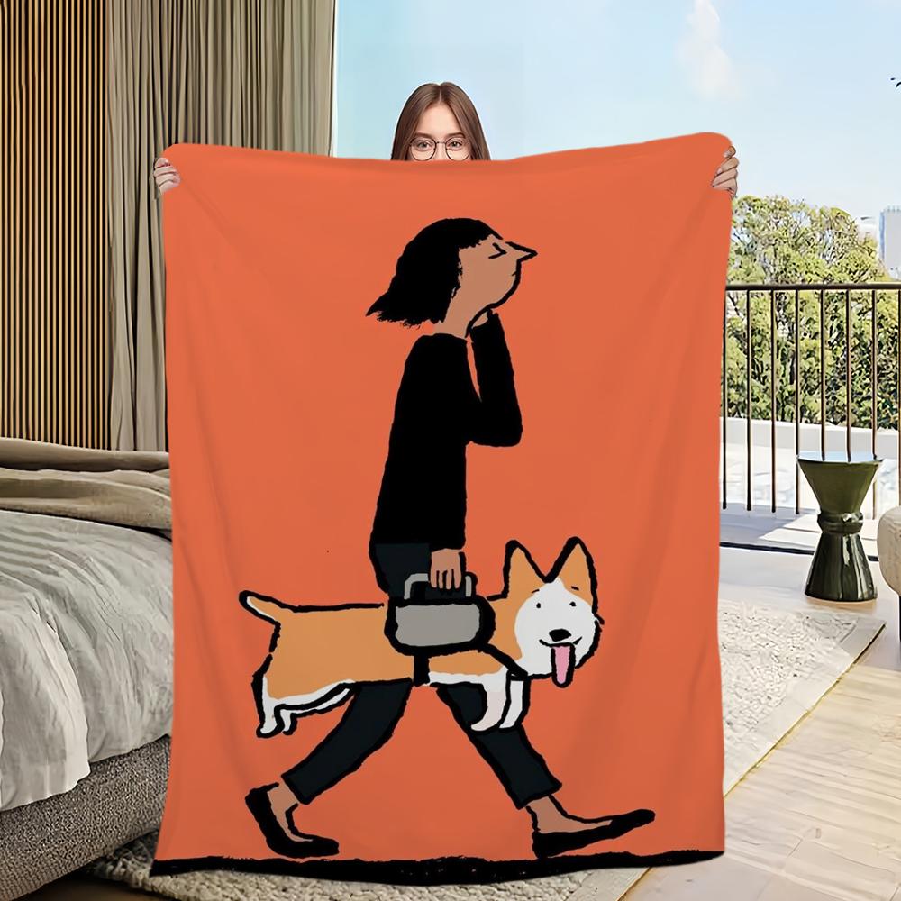 Art J-Jean J-Jullien Printed comfortable and soft sofa, living room bed, bedroom blanket suitable for travel and gifts