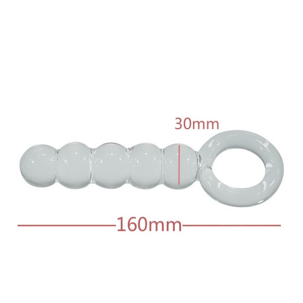 Transparent Clear Ball Beads Crystal Glass Quantity Plug