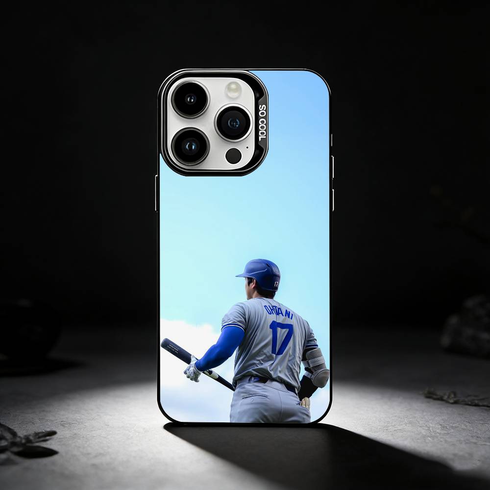 Pitcher S-Shohei Ohtani Phone Case For iPhone 17,16,15,14,13,12,11 Plus,Pro Max,XS,Colored silver phone case