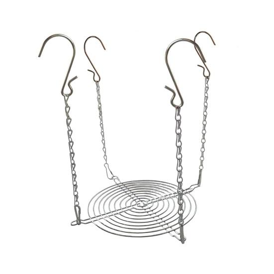 Adjustable Planter Insert for Tall Large Pots 310.3" Pot Riser with Chains And Hooks Stainless Steel Hanging Pot Filler for Indoor Outdoor Wedding
