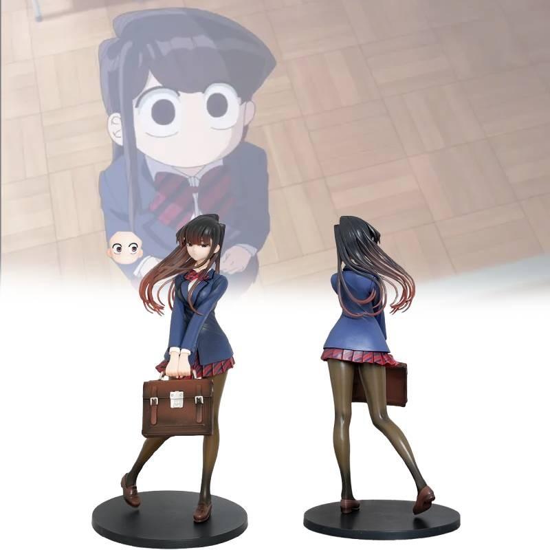 Komi Can't Communicate 25cm Blue Pvc Collectible Figure Perfect For Anime Fans