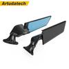 Wing Fin Rearview Mirrors For Honda CBR600F 2011-2014 CBR650R 2019-2023