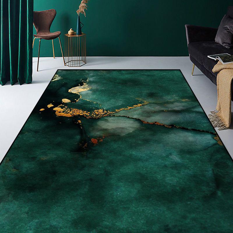 Modern Light Luxury Carpets for Living Room Large Area Green Carpet Hall Sofa Cloakroom Floor Mat Room Doorway Bedside Soft Rug