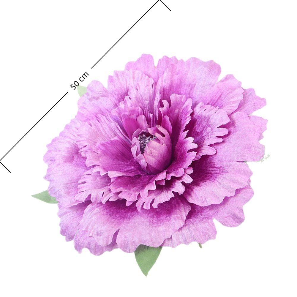 Silk PE Artificial Peony Giant Wedding Flower New Fake Flowers  Window Display