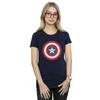 Marvel Womens/Ladies Captain America Civil War Shield Cotton T-Shirt