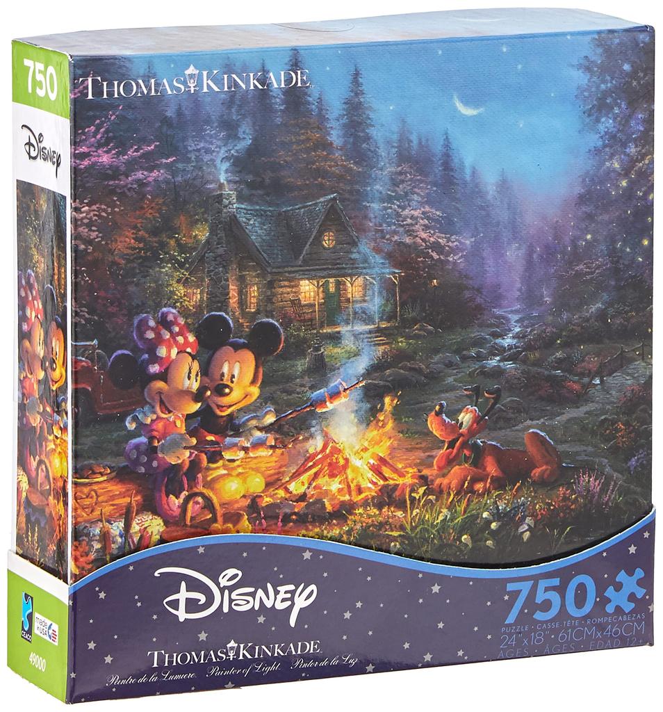 Ceaco Thomas Kinkade Disney Dream Collection Микки и Минни Милая костер 750 элементов пазл - - - -