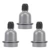 3 Pcs E27 Lamp Holder Waterproof Good Heat Insulation Anti Melting Ceramic E27 Light Socket