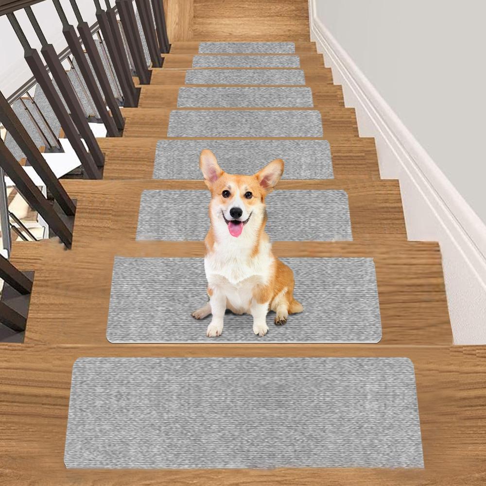 Self-adhesive Stair Tread Carpet Mat 76X20cm Door Mat New Protection Cover Pads Home Decor