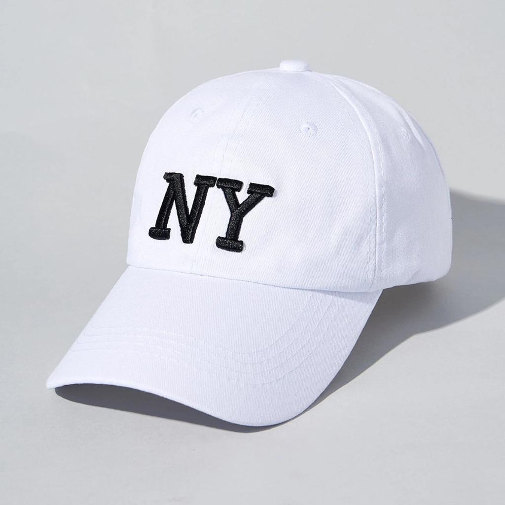 2025 New Versatile 3D Embroidered NY Custom Baseball Hat for Men and Women Outdoor Sunscreen Soft Top Duck Tongue Hat