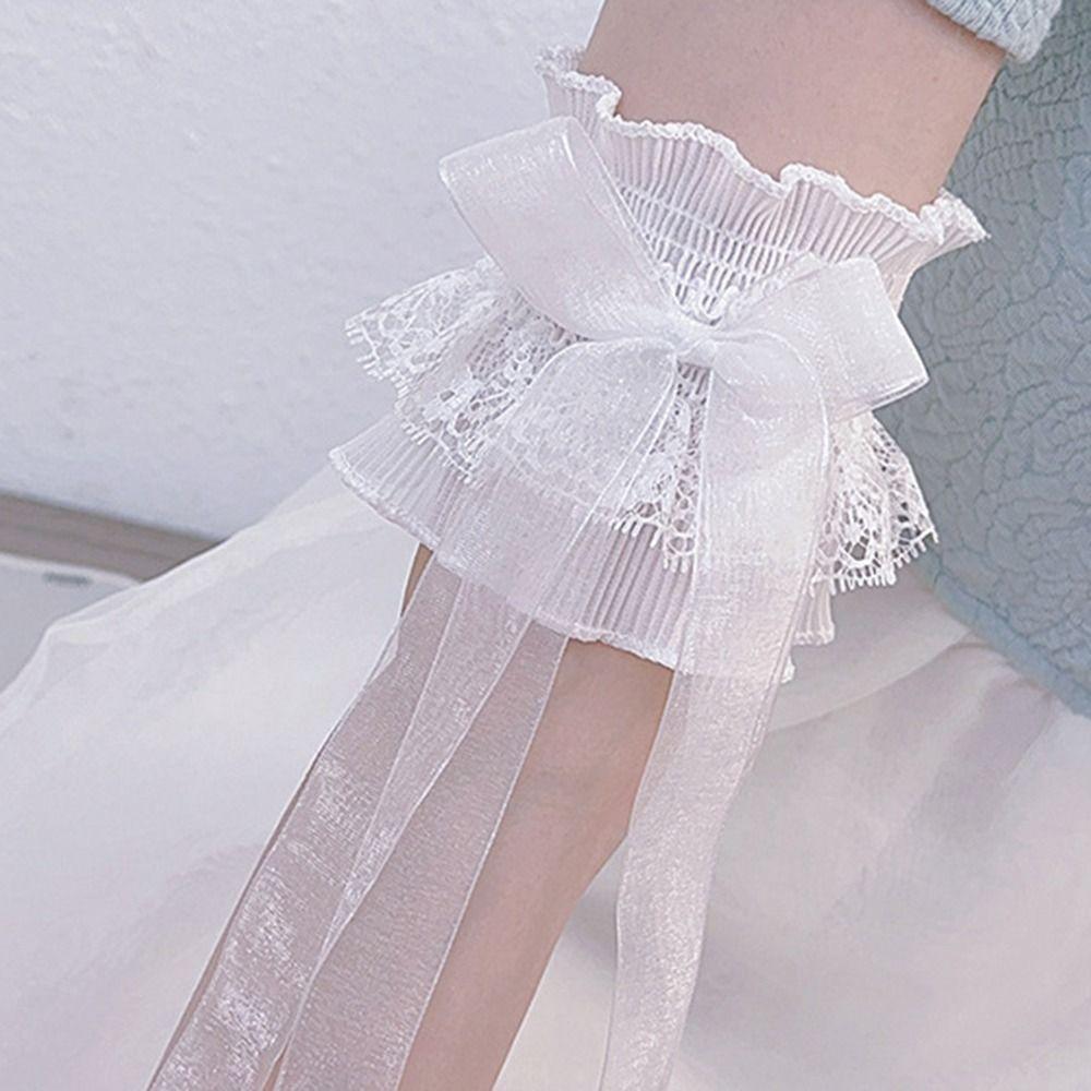 Elastic Arm Sleeve Hand Sleeve Wrist Cuffs Arm Warmers Arm Cover  Bridal