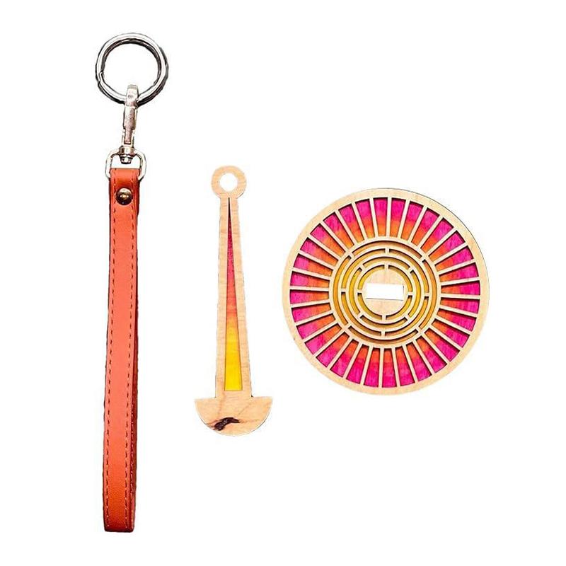 Держатель пряжи, деревянный, для прядения, вязания, аксессуаров, подставка для швейных принадлежностей, швейная катушка с ремешком на запястье, моталка для шерстяных клубков