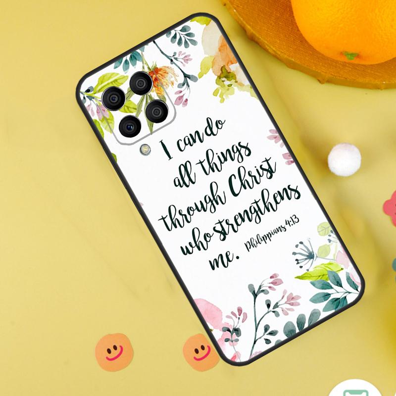 Bible Verse Jesus Christ Christian Case For Samsung Galaxy M13 M14 M54 M23 M16 M11 M21 M31 M20 M34 M52 M32 M12 M36 M56 M15 M55