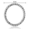 Hot Accessories Silver Circle Car Decoration Diamond Start Switch Button Ring