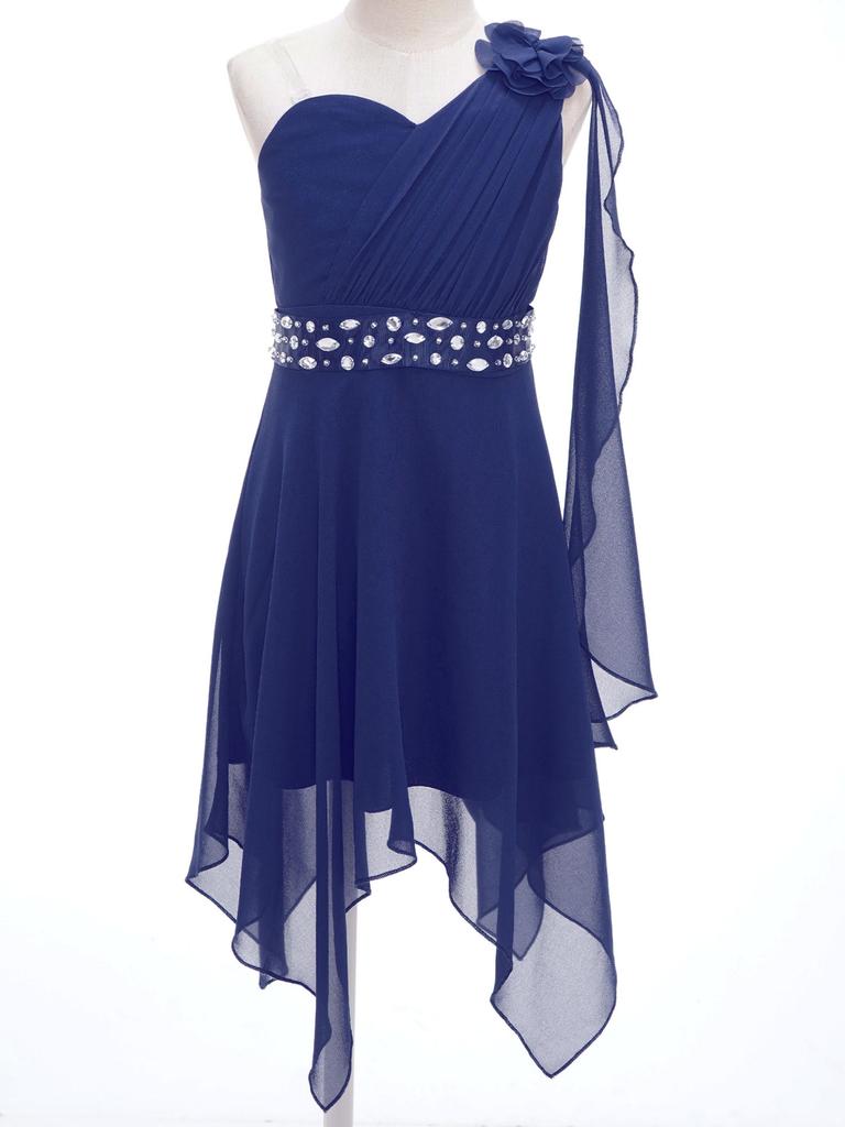 Шифоновое пышное платье с цветочным узором для девочек, бальное платье подружки невесты для детей, официальные платья для свадьбы, дня рождения