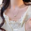 Korean Style Small Bean Clavicle Necklace - Women's Trendy Simple Design