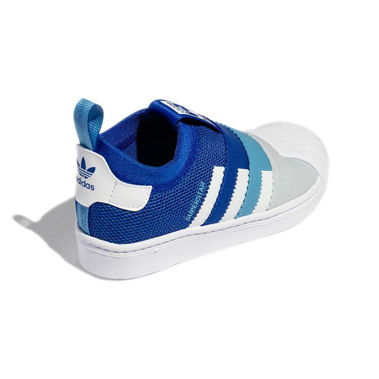 Adidas Originals Superstar 360 2.0 Comfortable Low-Top Kids Skate Shoes Kids Sneakers Blue H02733