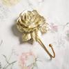 Heart Shaped Rose Resin Hook Multi-function Single Hook Home Decoration