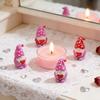 Набор мини-фигурок гномов для игры в прятки День святого Валентина Гномы-сердечки Красный Розовый Уникальный Декор для дома и стола Романтические подарки
