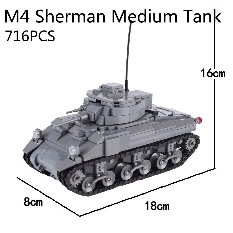 MOC Toys Модели Техники Танков WW1 WW2 Строительные Блоки Немецкий Американский Солдат Панцеры Противотанковое Орудие Мини Кирпичики Армейские Игрушки Детские