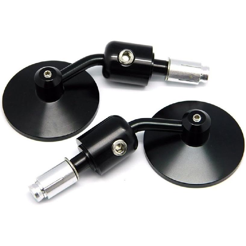 Кастомные мотоциклетные CNC зеркала заднего вида на руль, 3" круглые, 7/8" 22 мм, совместимые с Honda Yamaha Suzuki Kawasaki Aprilia Derbi Ducati