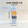 1PC Adventure Mountain Sun Logo 750ml Color Plastic Sports Water Bottle Leakproof Flip Straw Lid Suitable for Sports Office Home Use