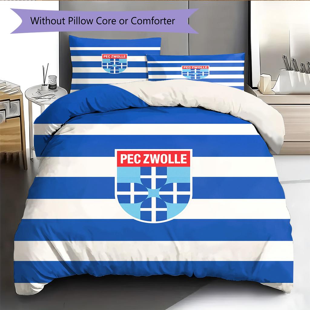 PEC Zwolle Комплект постельного белья с рисунком Одеяло Домашний декор Подарок (1 пододеяльник + 2 наволочки без наполнителя)
