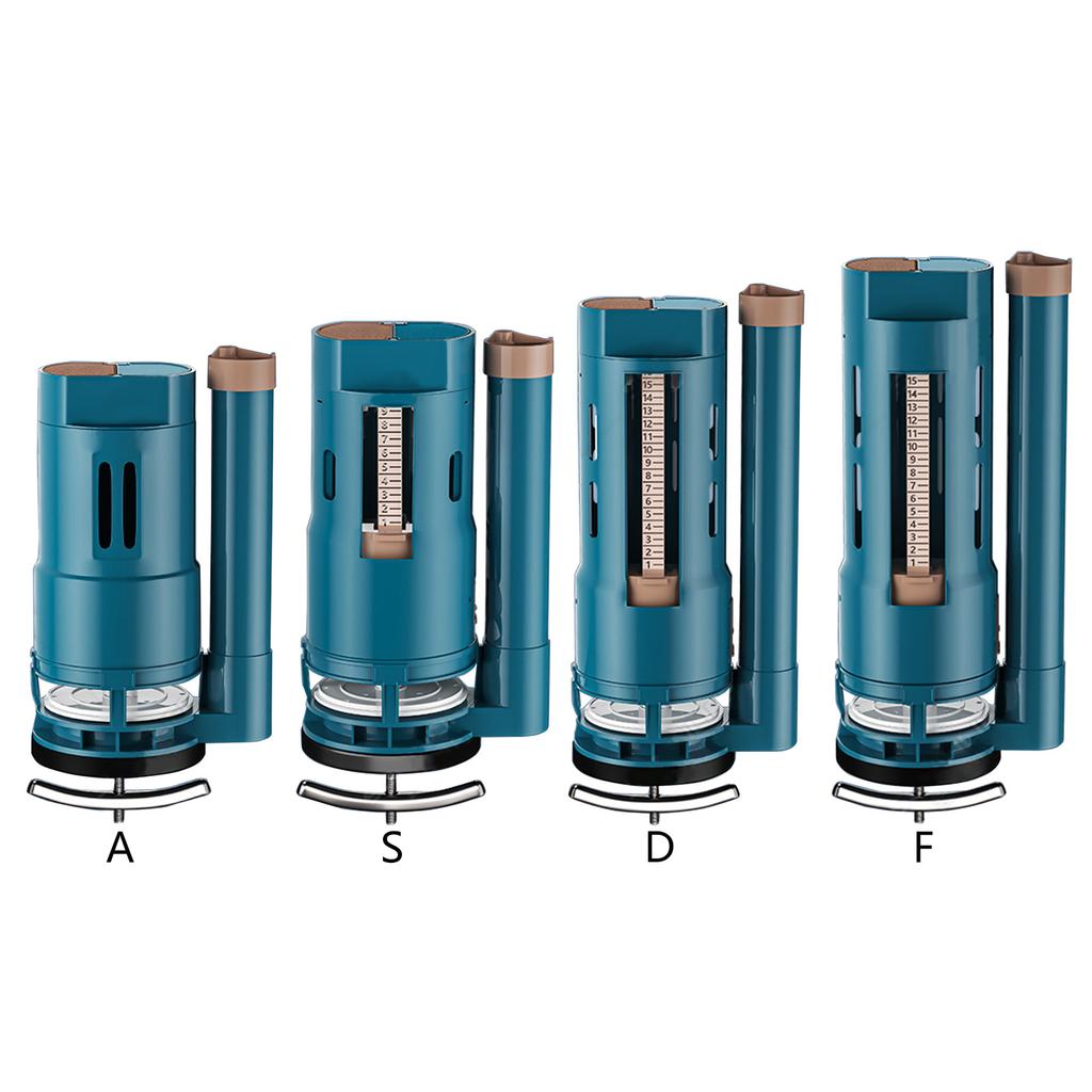 Split Toilet Drain Valve Two Button Toilet Water Outlet Valve Double Flush Fill Water Tank Replacement Fittings