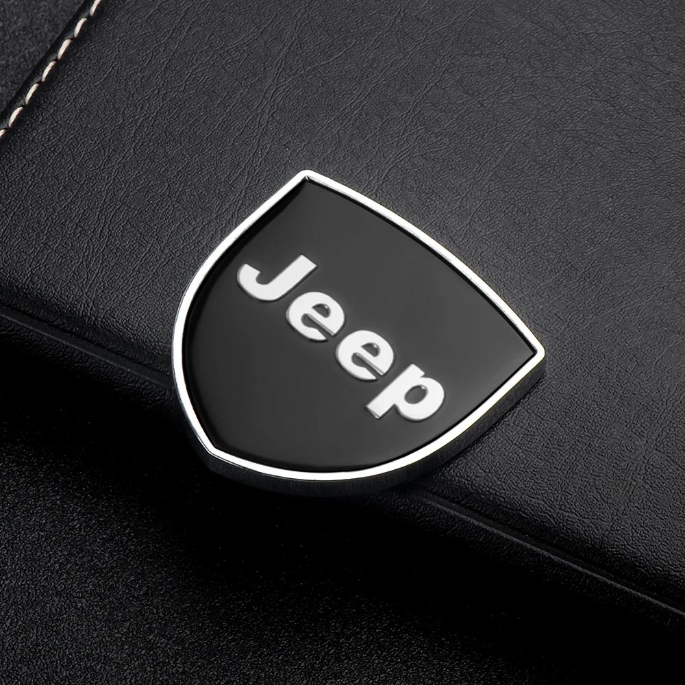 For Jeep 1/2pcs Car Metal Emblem Fender Side Body Tail Trunk Stickers For Jeep Renegade Wrangler Grand Patriot Renegade Trail