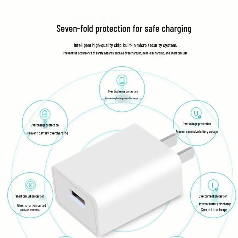 Мини-зарядная головка 5V2A для Apple и Huawei с сертификацией по китайскому стандарту