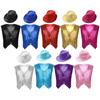 Boys Jazz Dance Waistcoat Glittery Sequined with Matching Hat