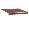 VidaXL Automatic Retractable Awning Brown 300x250 Cm 3215375