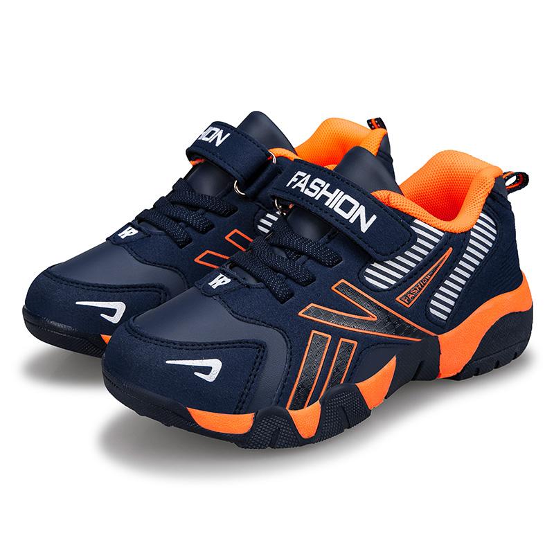 Детская обувь для мальчиков Модная Удобная Для улицы Спортивная Кожаная Для детей Теннисные Повседневные Кроссовки Детские Кроссовки для Бега Ходьбы