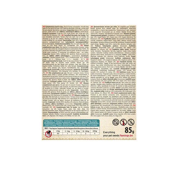 Friandises pour chien - EDEN - Saumon &amp; Cabillaud 85g - Tranches - Tendres - Récompense