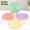 Pet Slow Food Mat, Food Utensils with Suction Cups, Dog Plate, Cat Food Bowl, Licking Mat, Anti-choking Food, Slow Food Mat Supplies