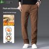 FIRS Мужские вельветовые брюки кэжуал стрейч на флисовой подкладке
