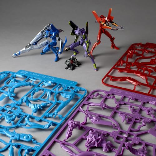 KAIYODO Artpla Sculpture Works Evangelion Initial Unit Second Unit Zero Unit Modified Interception 3rd New Tokyo City Non-Scale Unpainted Plastic