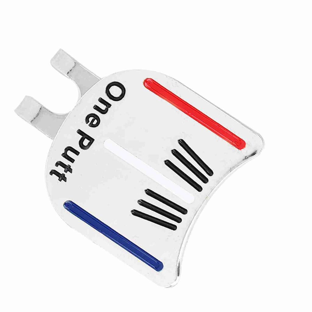 One Putt прочный металлический мини-магнитный маркер для мячей для гольфа, аксессуар для козырька для кепки гольфиста (2 #)