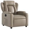 VidaXL Fauteuil Inclinable Électrique, Chaise de Relaxation avec Dossier et Repose-pied Réglables, Siège de Salon, Moderne, 3204536