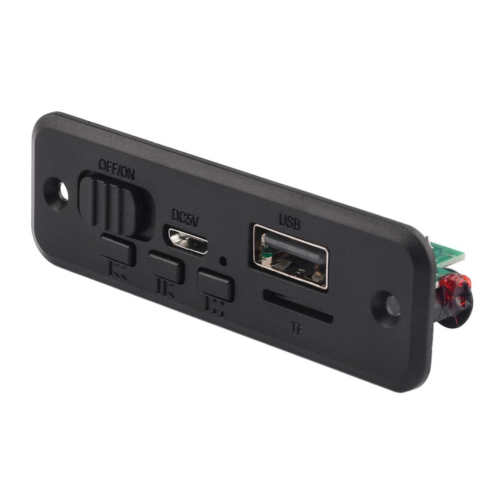 5V Bluetooth 5.0 MP3 Плеер Декодер Плата Автомобильный FM Радио Модуль 2*3W 6W Усилитель Поддержка FM TF USB Звонки Handsfree Горячий