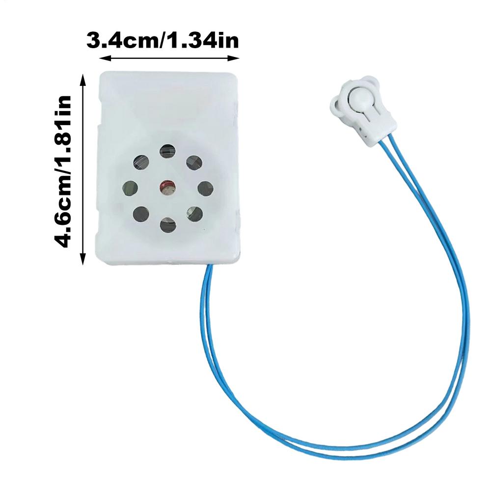 Stuffed Animal Sound Recorder 35 Seconds Button Sound Box Toys Recording Device Plush Toy Custom Messages Recorder Voice Box